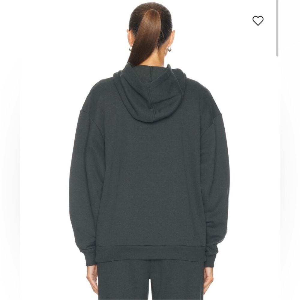 Alo 2 Piece Set Accolade Hoodie Sweatshirt & Sweatpant Charcoal Green Size S - Picture 4 of 15